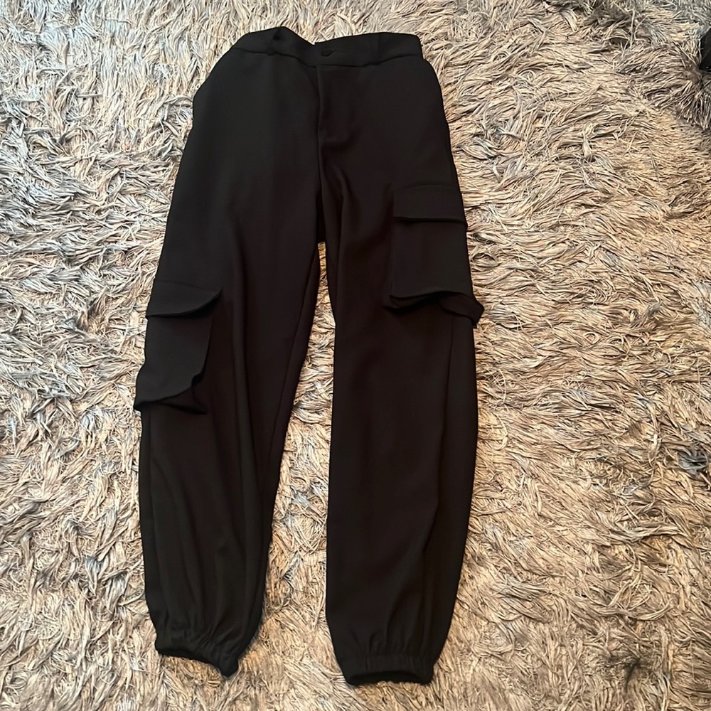 High-Waisted Cargo Joggers